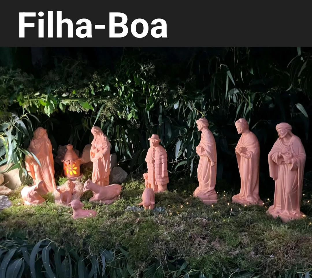 O 1.º Presépio de Filha Boa, montado num antigo depósito de água